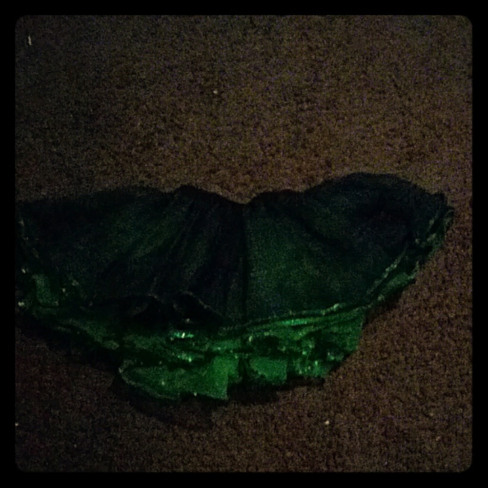 Green skirt